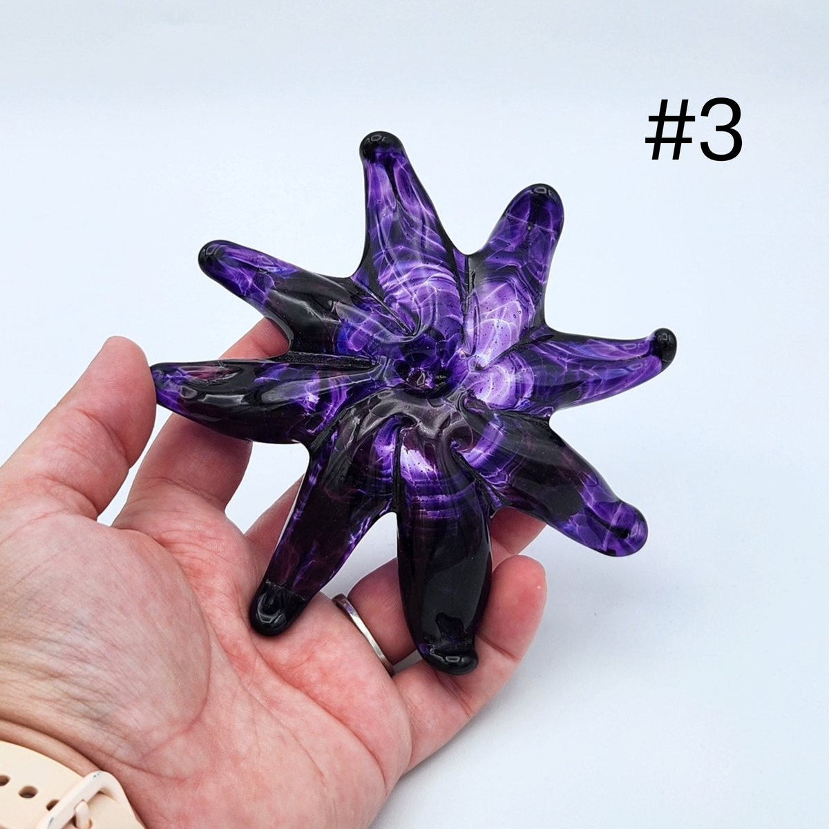 Hand Sculpted Glass Starfish by Tim “Lefty” Jaquet