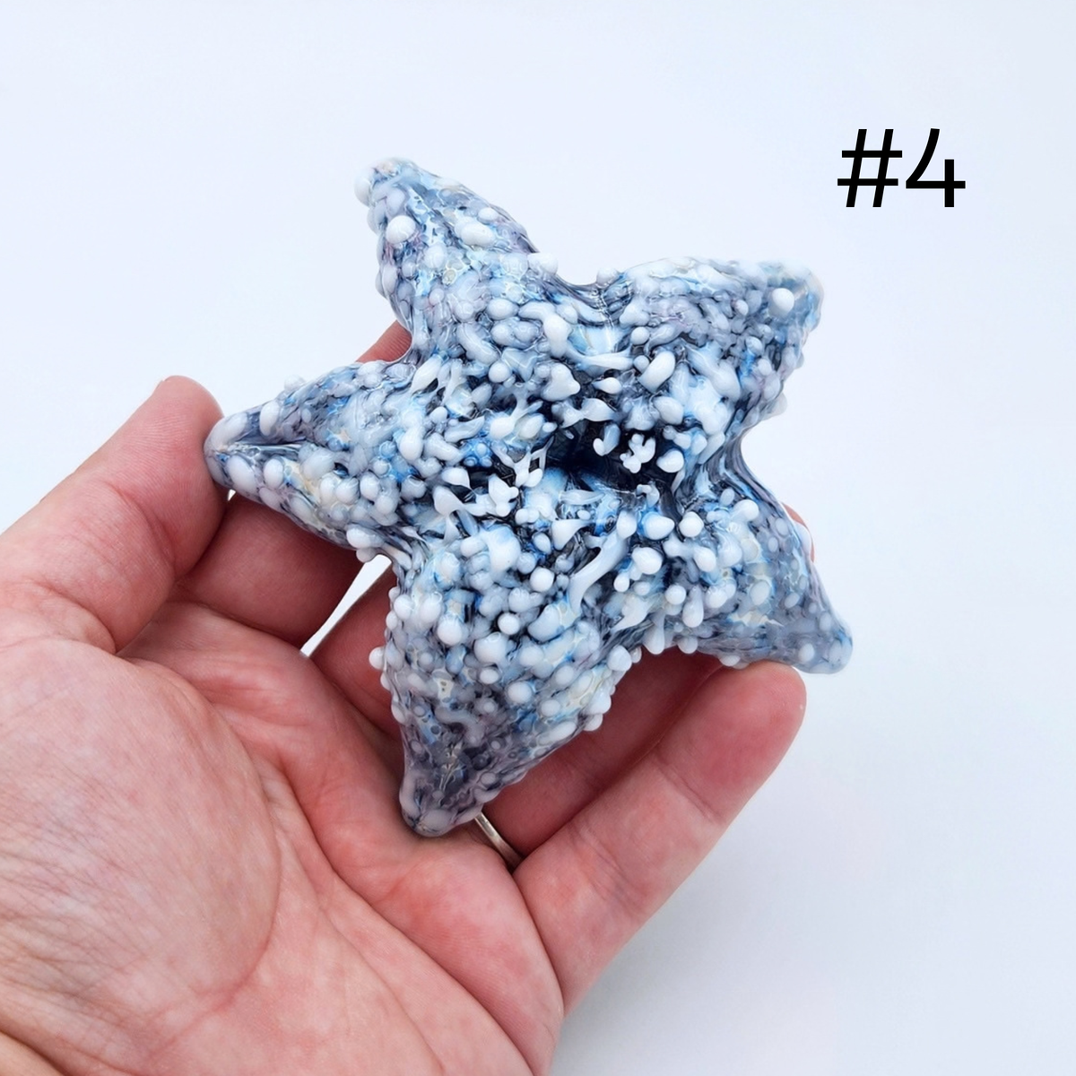 Hand Sculpted Glass Starfish by Tim “Lefty” Jaquet