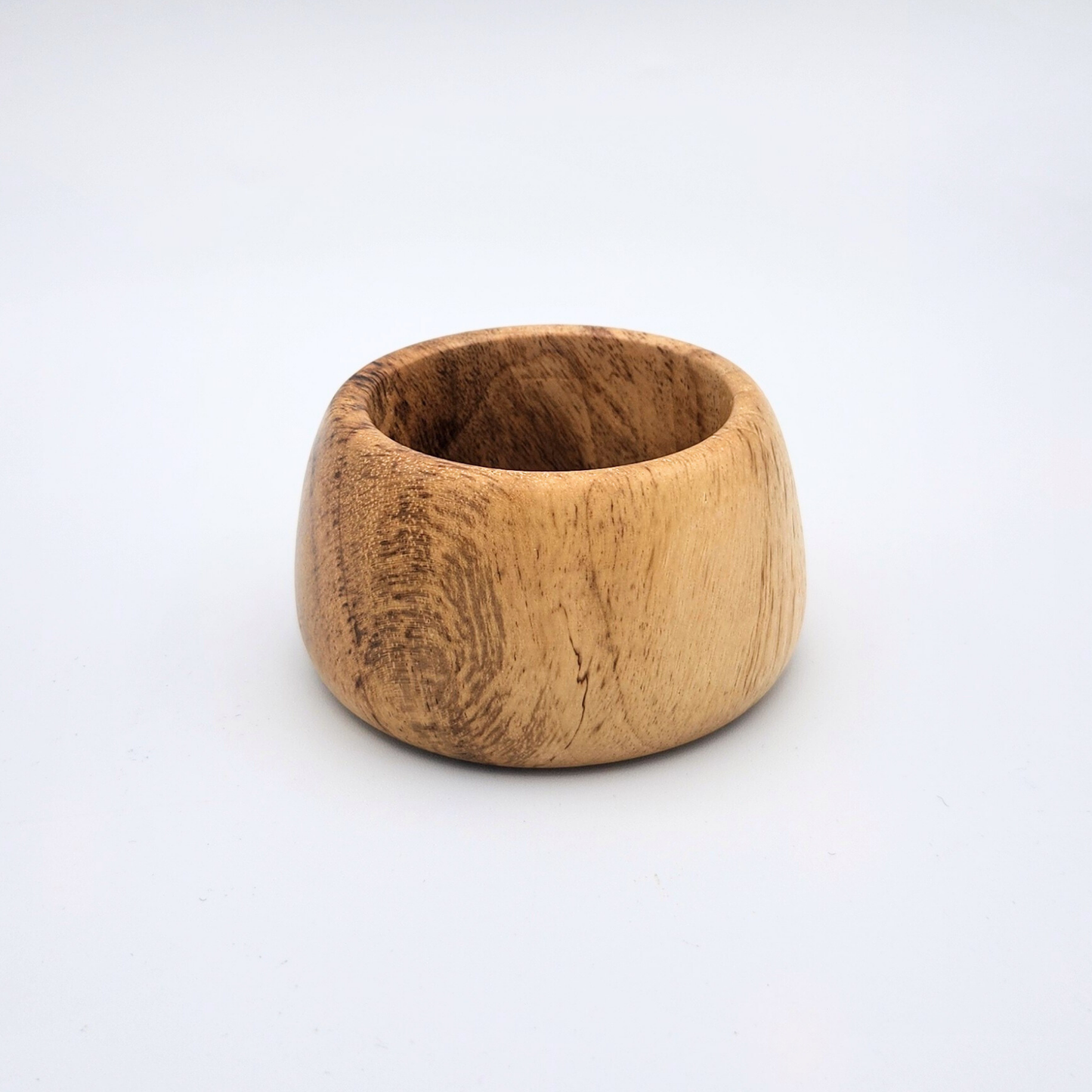 Large Handmade Wood Float Ring – Round Stand Display Base for Glass Floats